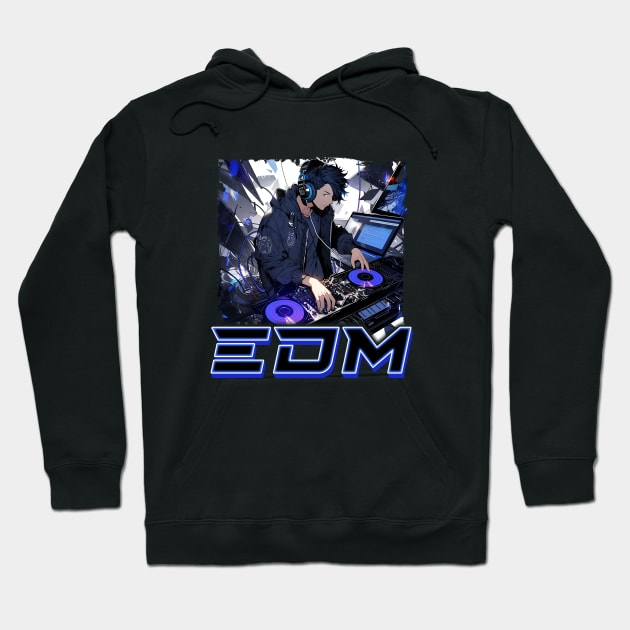 EDM Music Album Cover - Anime Shirt Hoodie by KAIGAME Art